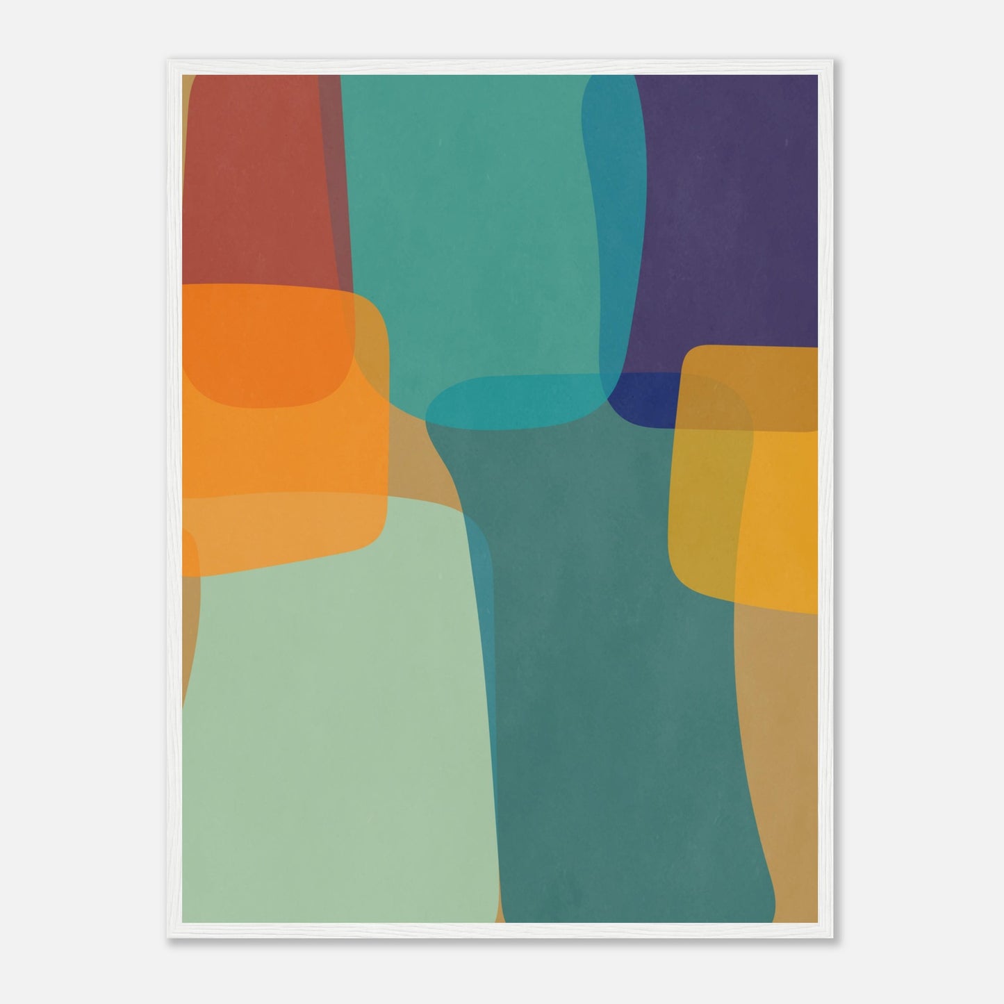 Abstract Color Block Wall art