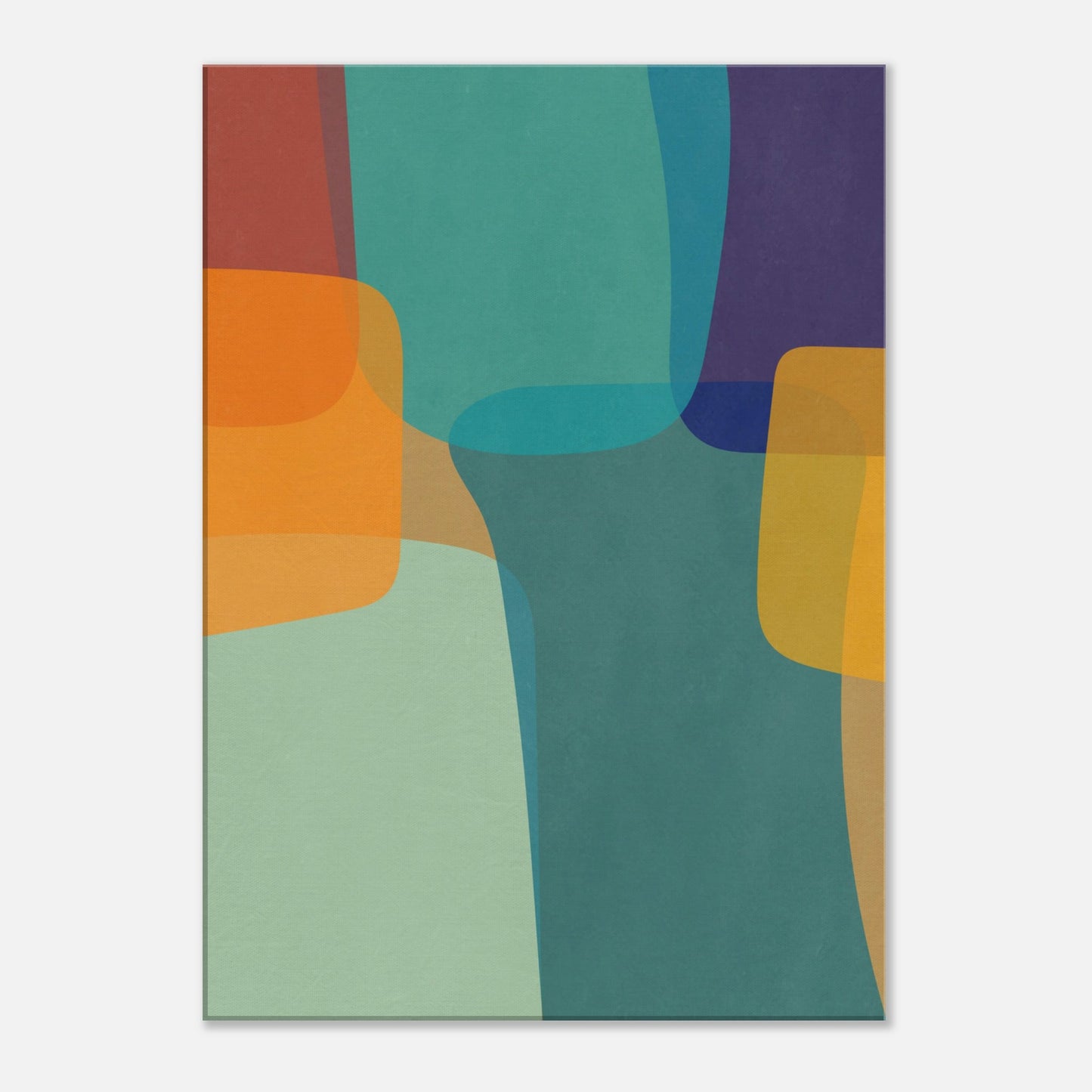 Abstract Color Block Wall art