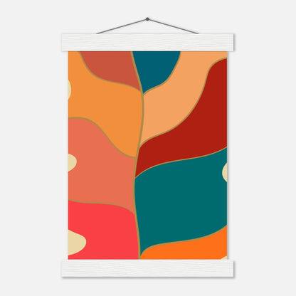 Abstract Monstera Wall Art Print