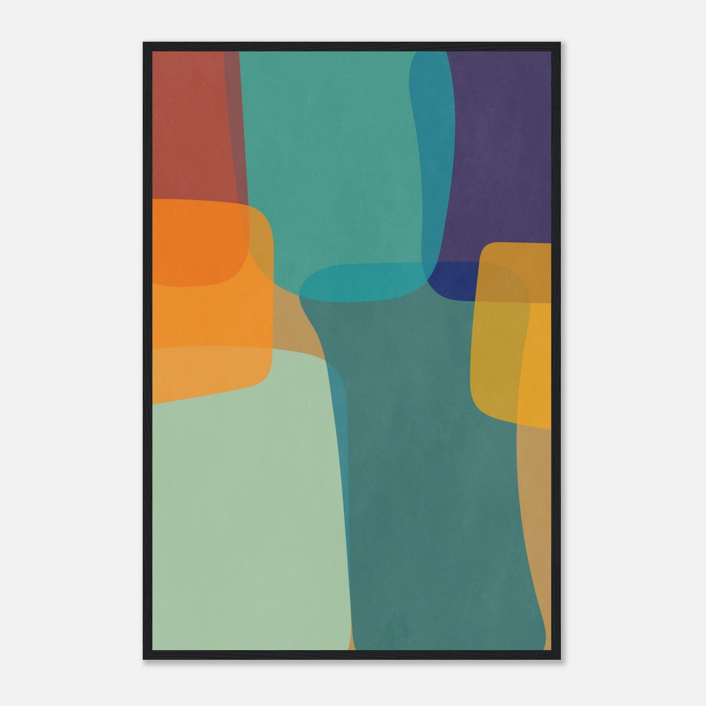 Abstract Color Block Wall art