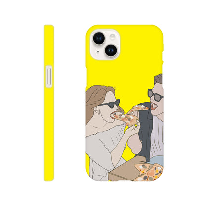 Couple Illustration Faceless Slim Phone Case