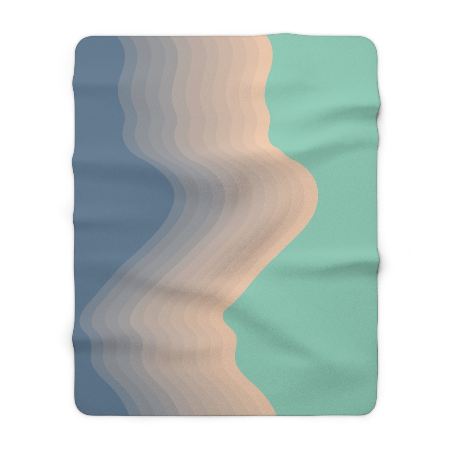 Ocean Beach Sherpa Fleece Blanket