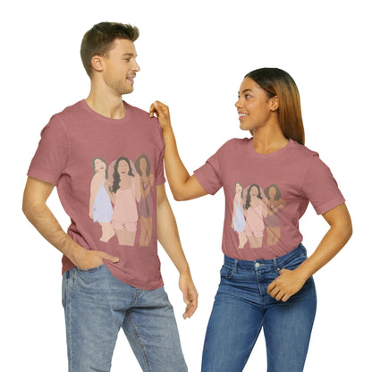 Custom Faceless Portrait Unisex Jersey Short Sleeve Tee