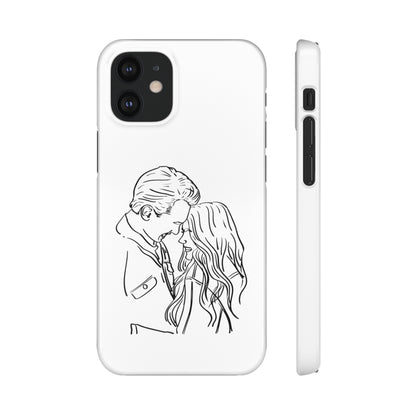 Custom Line Drawing Phone Snap Cases