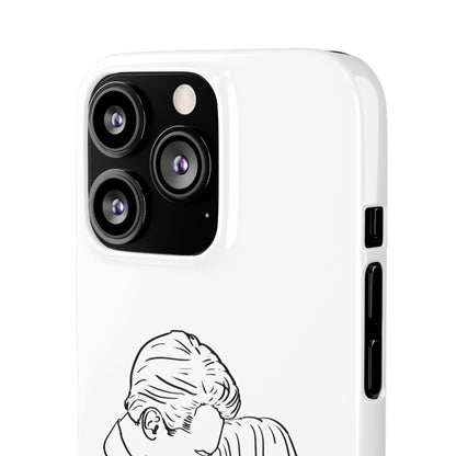 Custom Line Drawing Phone Snap Cases