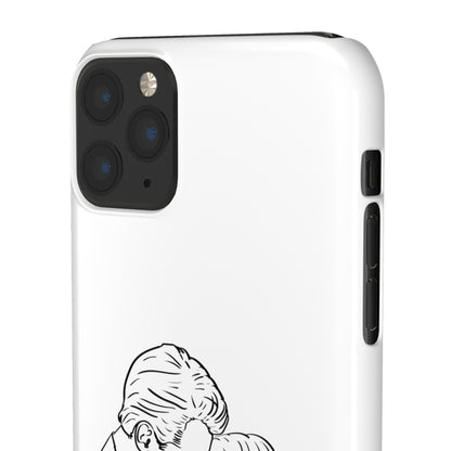 Custom Line Drawing Phone Snap Cases