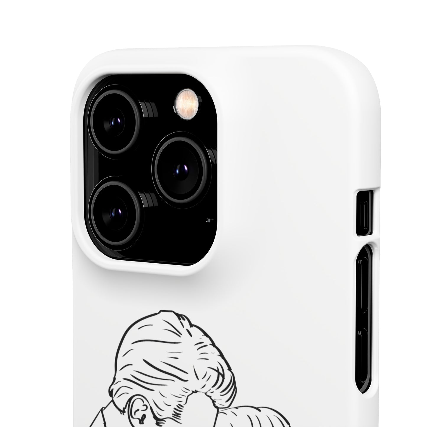 Custom Line Drawing Phone Snap Cases