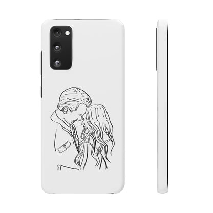 Custom Line Drawing Phone Snap Cases