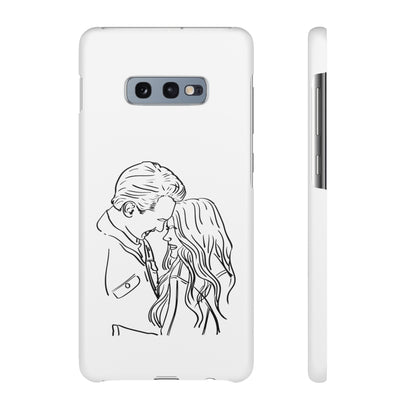 Custom Line Drawing Phone Snap Cases