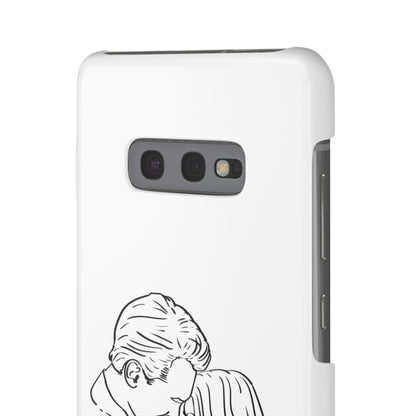 Custom Line Drawing Phone Snap Cases