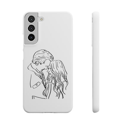 Custom Line Drawing Phone Snap Cases