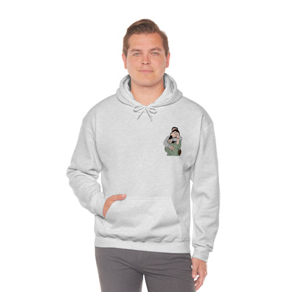 Custom Faceless Portrait Unisex Heavy Blend™ Hooded Sweatshirt