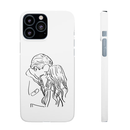 Custom Line Drawing Phone Snap Cases