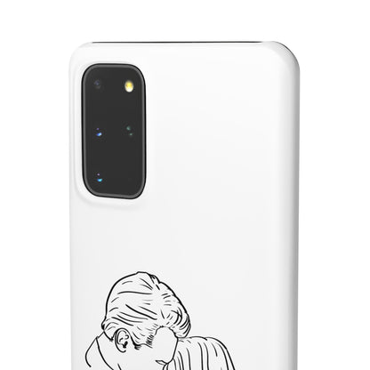 Custom Line Drawing Phone Snap Cases