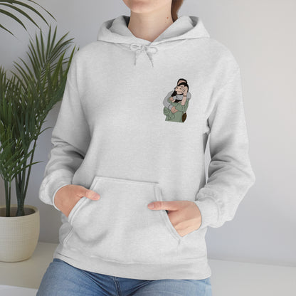 Custom Faceless Portrait Unisex Heavy Blend™ Hooded Sweatshirt