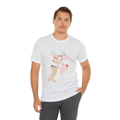 Custom Faceless Portrait Unisex Jersey Short Sleeve Tee