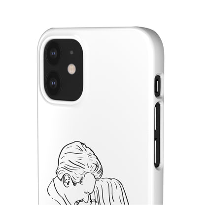 Custom Line Drawing Phone Snap Cases