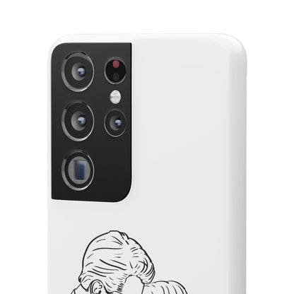 Custom Line Drawing Phone Snap Cases