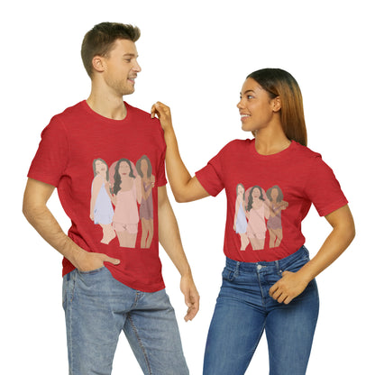 Custom Faceless Portrait Unisex Jersey Short Sleeve Tee