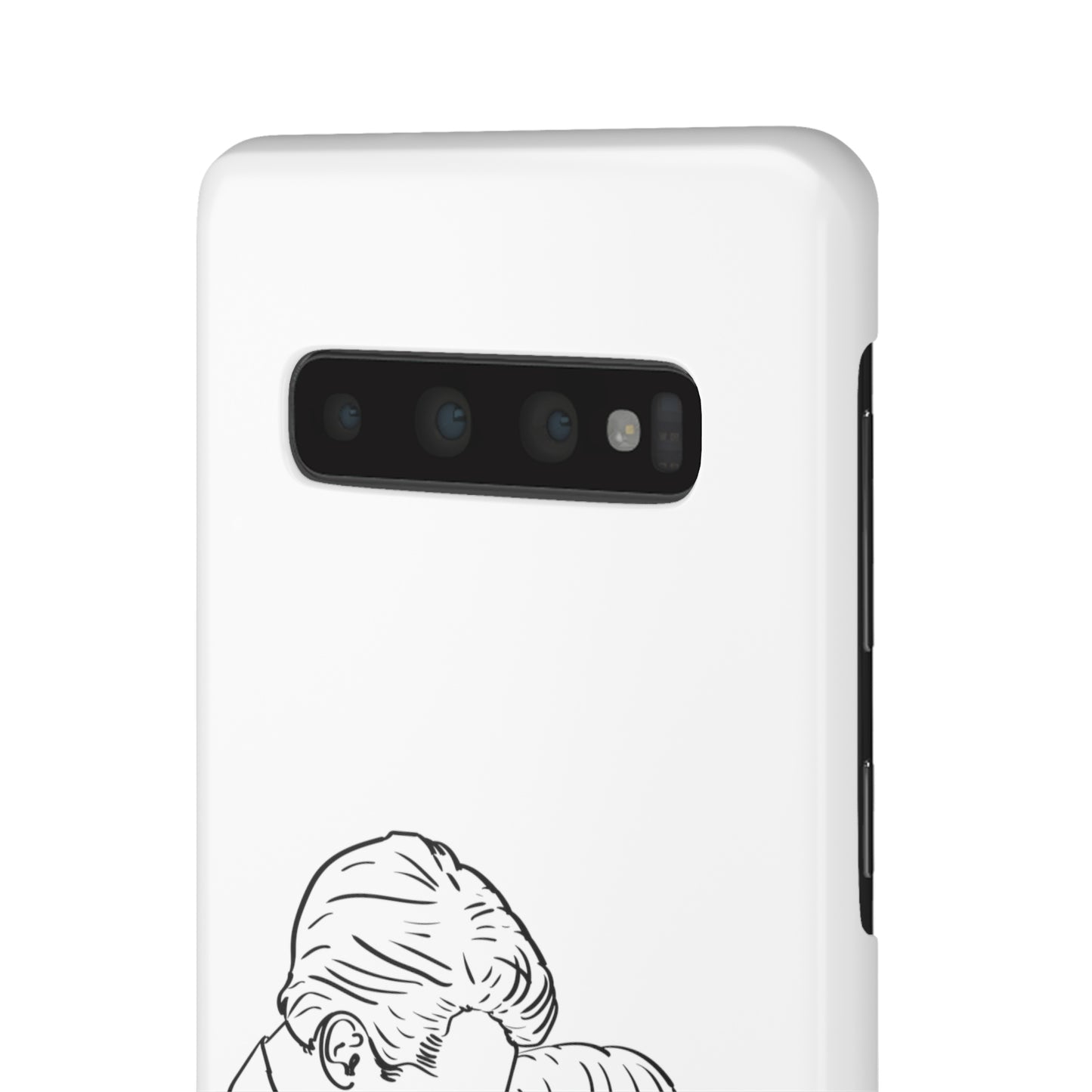 Custom Line Drawing Phone Snap Cases