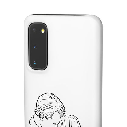 Custom Line Drawing Phone Snap Cases