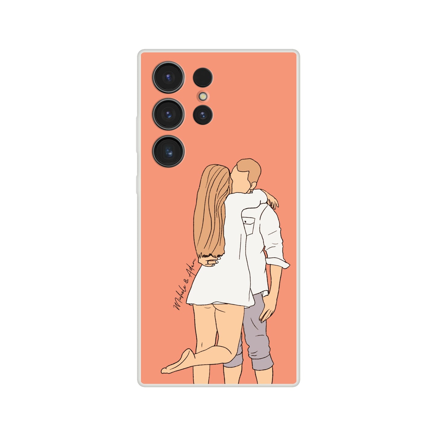 Custom Faceless Portrait Flexi Phone Case