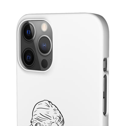 Custom Line Drawing Phone Snap Cases