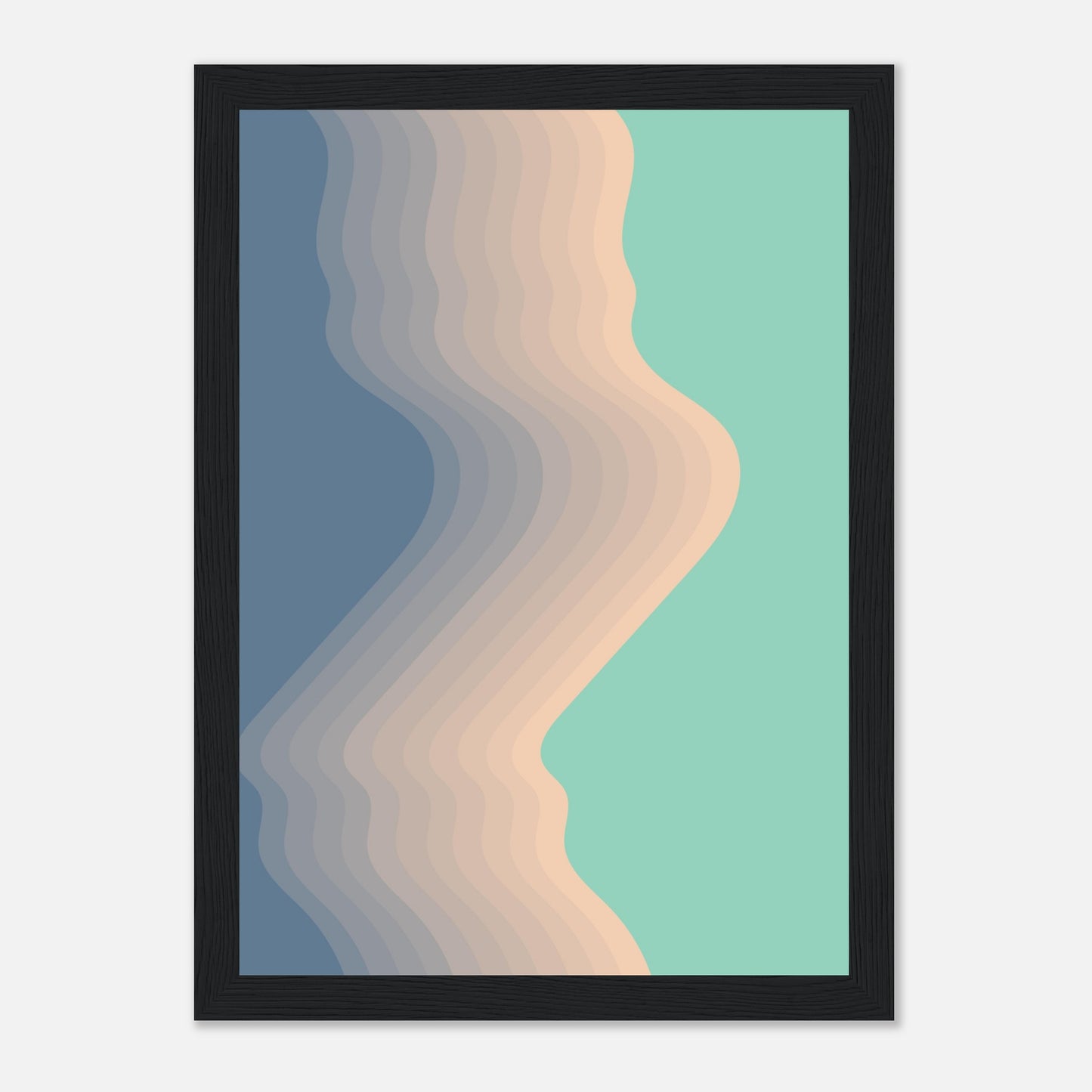 Beach Waves Wall Art Print