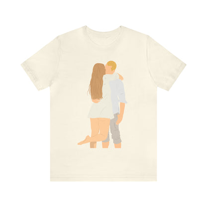 Custom Faceless Portrait Unisex Jersey Short Sleeve Tee