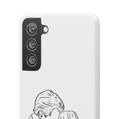 Custom Line Drawing Phone Snap Cases