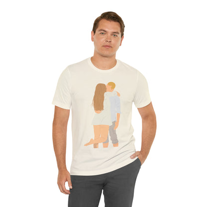 Custom Faceless Portrait Unisex Jersey Short Sleeve Tee