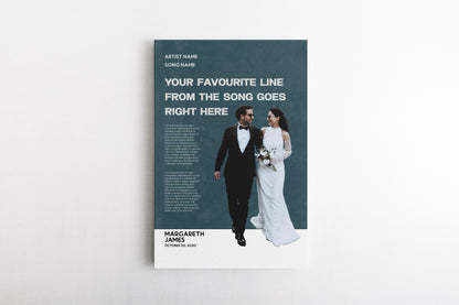 Wedding Song Lyrics with Photo Portrait