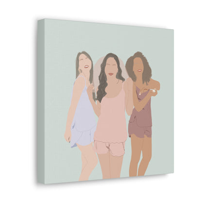 Custom Faceless Portrait from Photo Canvas Gallery Wraps