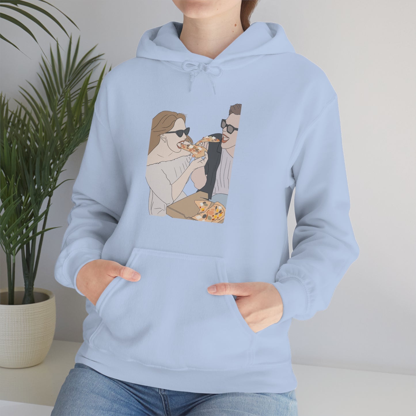 Custom Faceless Portrait Unisex Heavy Blend™ Hooded Sweatshirt