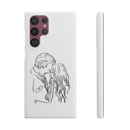 Custom Line Drawing Phone Snap Cases