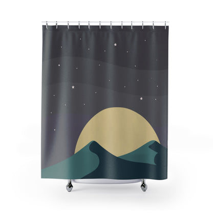 Midnight in The Mountains Shower Curtains