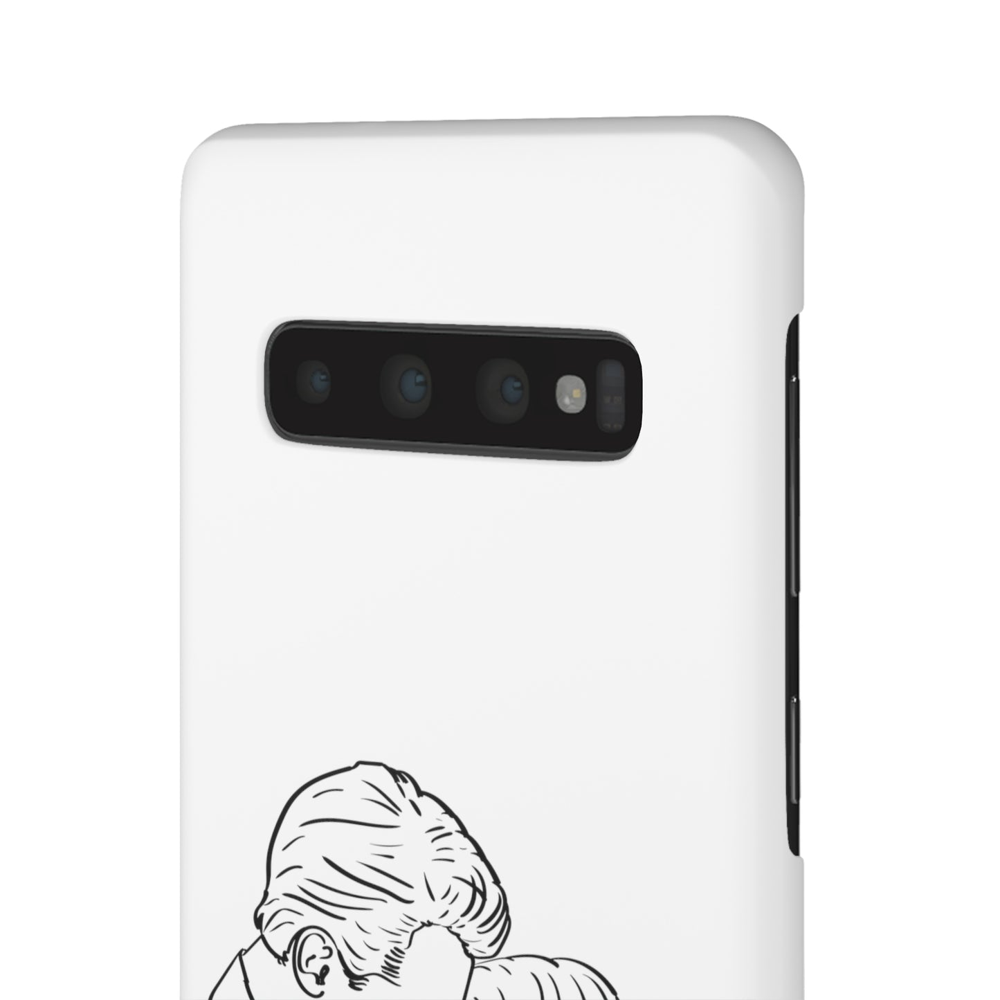 Custom Line Drawing Phone Snap Cases