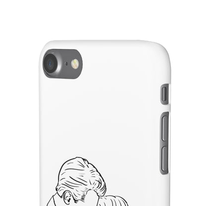 Custom Line Drawing Phone Snap Cases