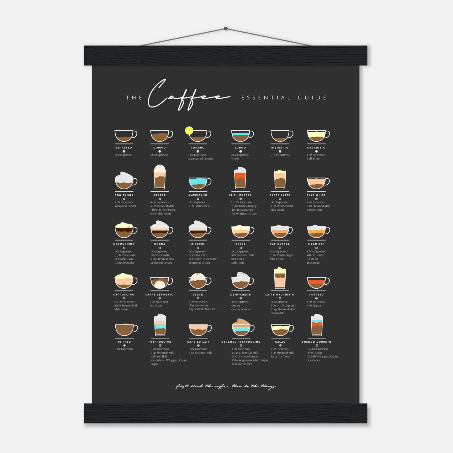 Coffee Lover Gift Bar Wall Art Decor