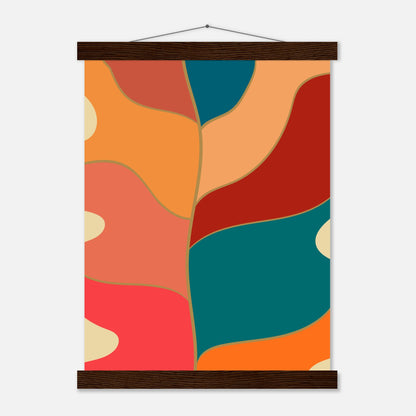 Abstract Monstera Wall Art Print