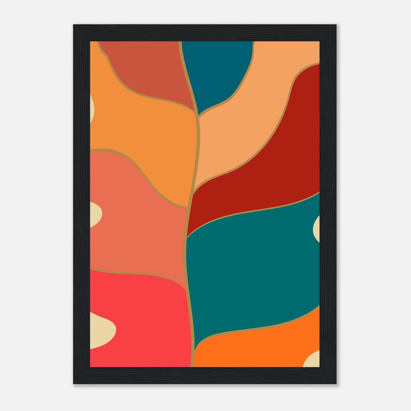 Abstract Monstera Wall Art Print