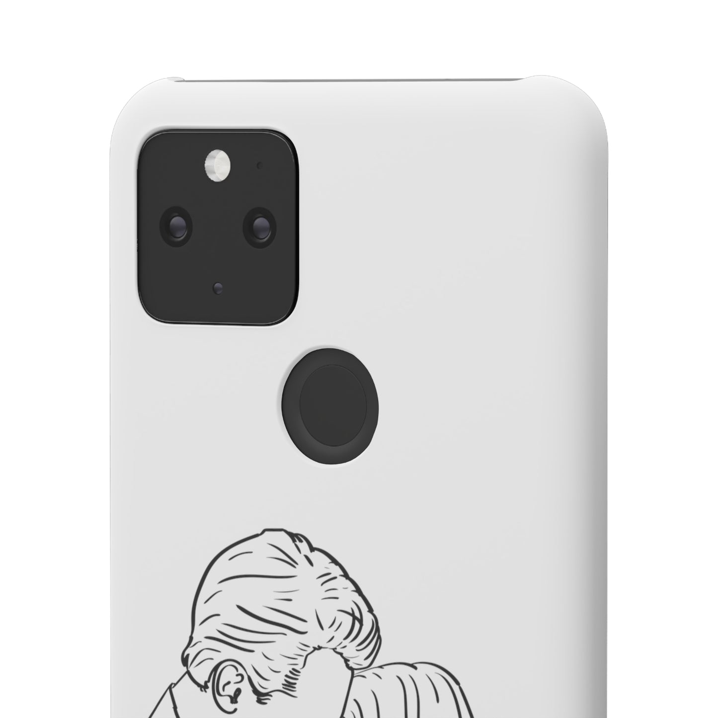 Custom Line Drawing Phone Snap Cases