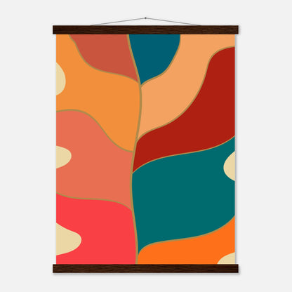 Abstract Monstera Wall Art Print