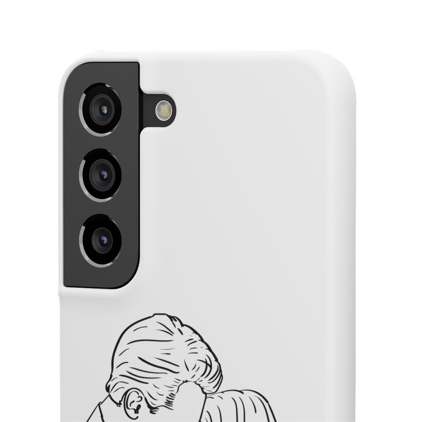 Custom Line Drawing Phone Snap Cases