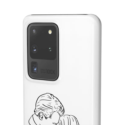 Custom Line Drawing Phone Snap Cases