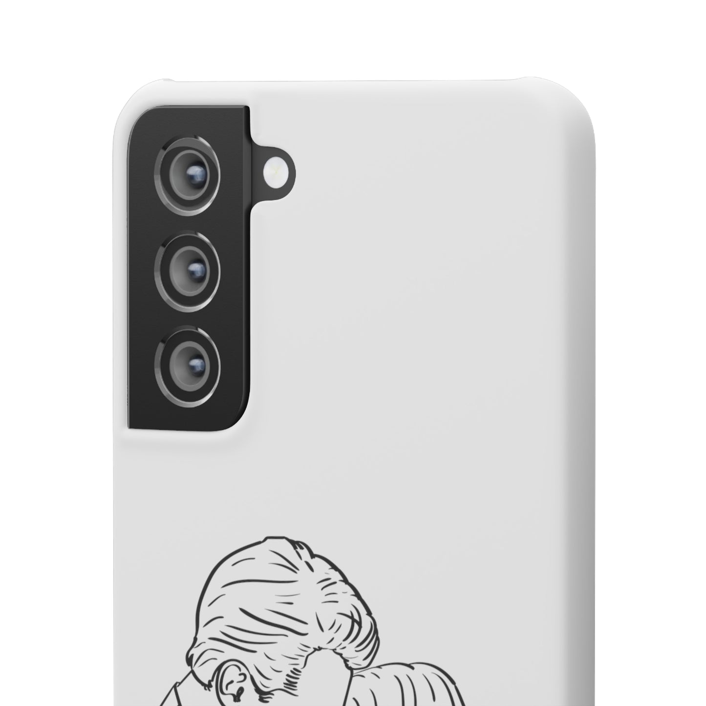 Custom Line Drawing Phone Snap Cases