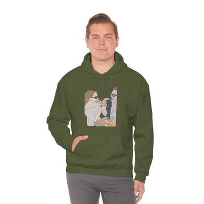 Custom Faceless Portrait Unisex Heavy Blend™ Hooded Sweatshirt