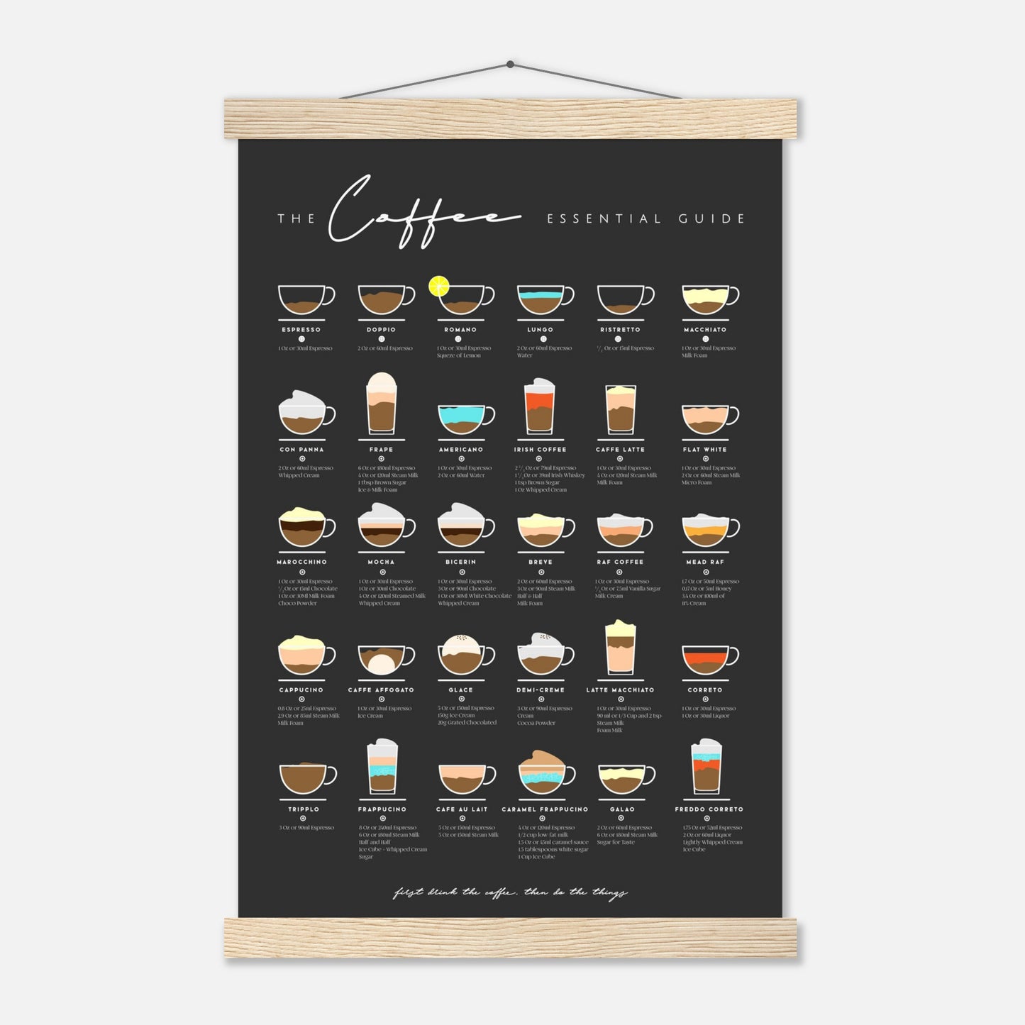 Coffee Lover Gift Bar Wall Art Decor