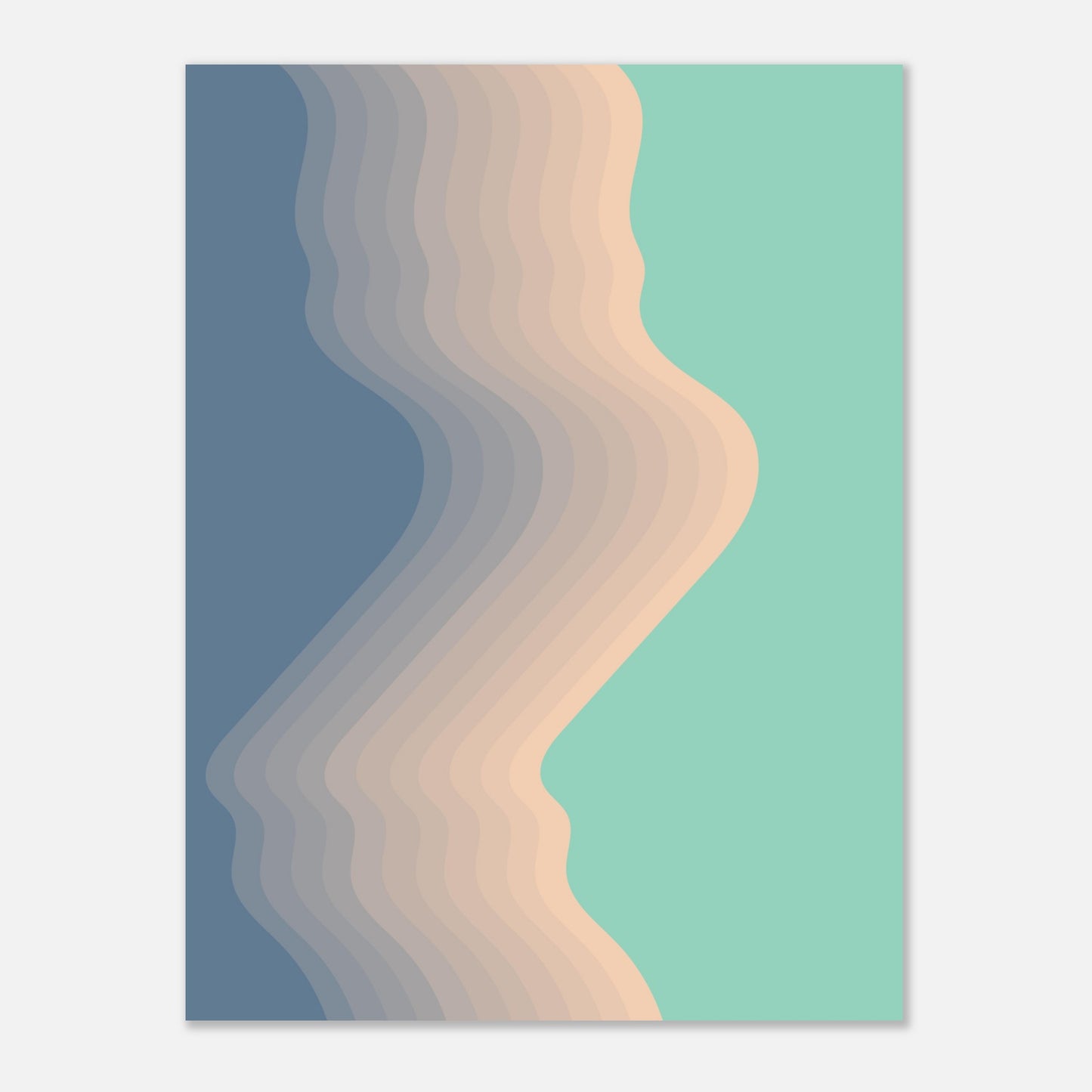 Beach Waves Wall Art Print