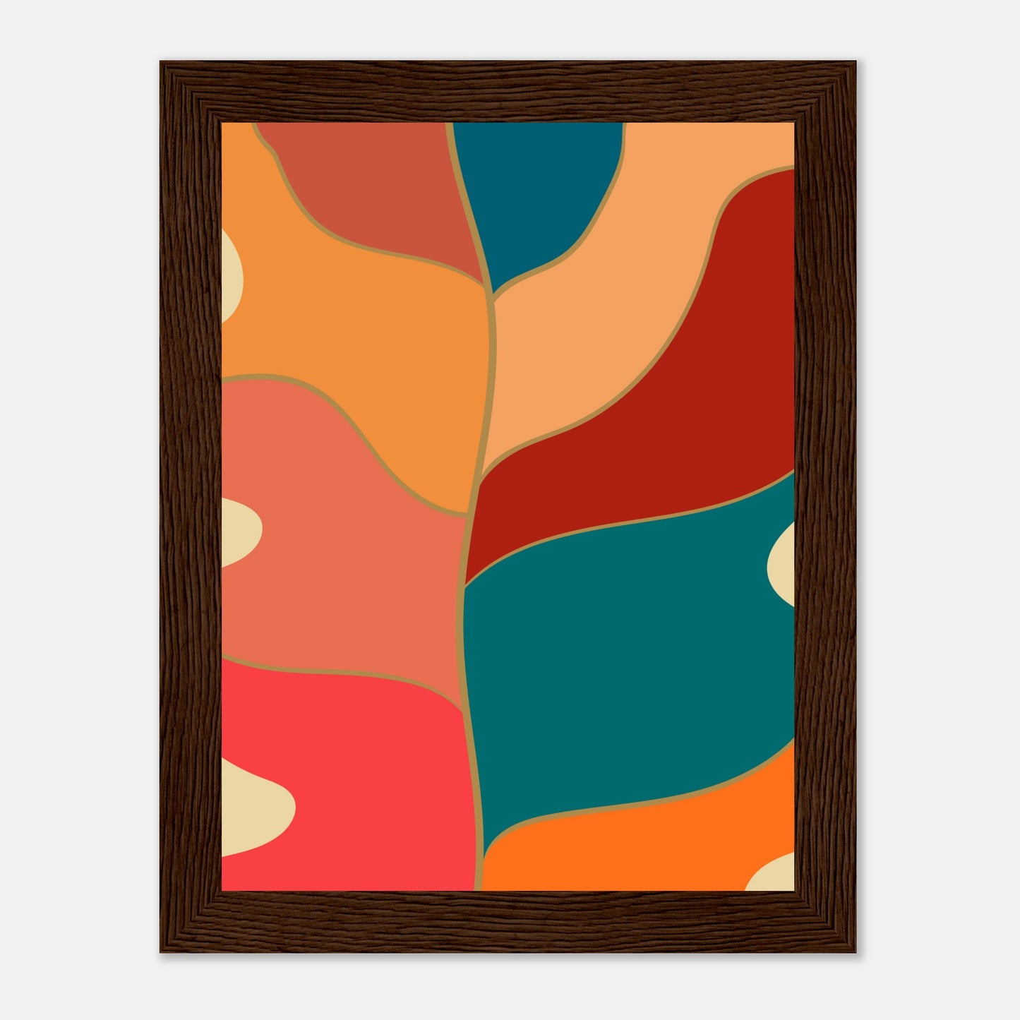 Abstract Monstera Wall Art Print